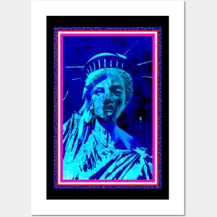 American Woman of Liberty Posters and Art